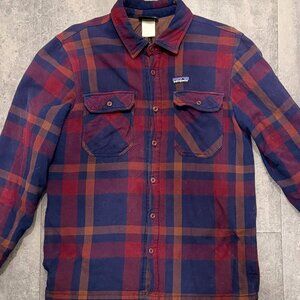 Patagonia Mens Insulated Fjord Flannel Jacket Medium